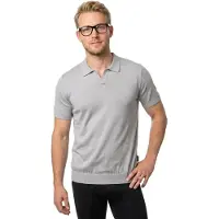 Ecoalf - Olmo Knit - Polo-Shirt Gr S grau