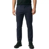 BOSS für Herren. 50559286 Marineblaue konisch zulaufende Chino-Hose (35/34), Lässig, Baumwolle