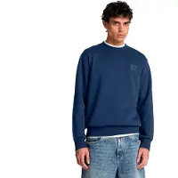 Timberland Mens Silicon Badge BB Crew Sweatshirt naval academy XXL