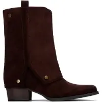 Xti für Damen. 14647802-MARRON Stiefeletten 146478 braun (37), 3 bis 5 cm, Reißverschluss, Lässig