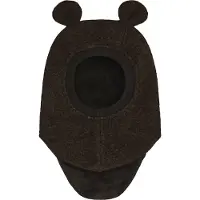 Huttelihut - Kid's Balaclava Ears Wool - Sturmhaube Gr 48 cm - 6-12 Months schwarz