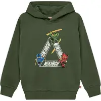 Lego Wear kidswear LWSIAN 603 - Hooded Sweatshirt dark green (8029) 122
