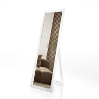 Styler Standspiegel SICILIA 46x146 cm Ganzkörperspiegel MDF Rahmen Holzoptik rechteckig Standspiegel Schlafzimmer Flur Ankleidezimmer