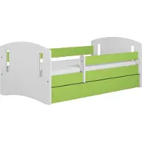 RAUMHIRSCH FURNITURE raumhirsch KINDERBETT CLASSIC II mit Schublade und Matratze Grün 90/65/184