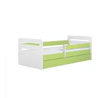RAUMHIRSCH FURNITURE raumhirsch Kinderbett Jugendbett Tomi 70x140, 80x160, 80x180 cm - Komplettset mit Matratze, Schublade & Rausfallschutz