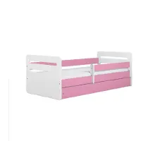 RAUMHIRSCH FURNITURE raumhirsch Kinderbett Jugendbett Tomi 70x140, 80x160, 80x180 cm - Komplettset mit Matratze, Schublade & Rausfallschutz