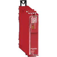 Schneider Electric XPSBAC34AP Sicherheitsrelais Harmony Basic, 1Funktion, 1Kreis/2Kanäle, PLe/Kat4/SIL3, 4S 2Ö, 48-240VAC/DC, Schraub