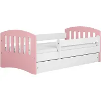 RAUMHIRSCH FURNITURE raumhirsch KINDERBETT CLASSIC mit Schublade und Matratze Hellrosa 90/65/164