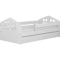 RAUMHIRSCH FURNITURE raumhirsch Kinderbett Jugendbett Kacper 70x140, 80x160, 80x180 cm - Komplettset mit Schublade & Rausfallschutz