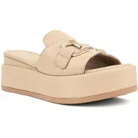 Sergio Moretti Damen Pantoletten SM6015-5885BEI Farbe: Beige Größe: 41
