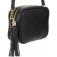 Beltimore ITALIENISCHE LEDER-MESSENGER-TASCHE mit Fransen P14