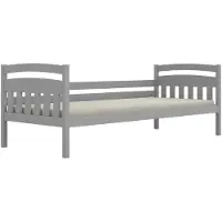 RAUMHIRSCH FURNITURE raumhirsch Kinderbett Tosia mit Matratze Grau 90/180 | Jugendbett