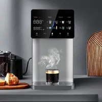 VIESTA CT140 Tisch-Umkehrosmoseanlage mit Heiß- und Kaltwasserfunktion – RO Wasseraufbereiter mit 4-in-1 Filter, UV, TDS-Anzeige und Touch-Display