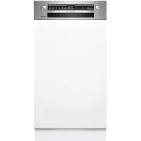 Bosch SPI4EMS17E, Voll integriert, Single (45 cm breit), Schwarz, Tasten, 1,75 m, Korb