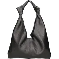 Viola Castellani Damenschultertasche aus echtem Dollarleder Weiß Bianco UNICA 40x42x2 cm