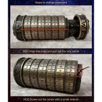 OEM Mini Cryptex Slot Puzzelbox mit Verborgenen Fächern, Jubiläums-Valentinstags, romantische, Geburtstagsgeschenk für Sie, Geschenk für Freundin, Schachtel für Männer