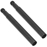OEM 2 Stück 60mm Fahrrad Presta Ventil Aluminium Ausdehnung für Rennrad Innenseiten Ventielen - Schwarz