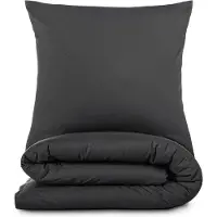 Markenlos Bettwäsche Renforcé mit YKK-Reißverschluss -  - Anthrazit - 240x220 cm