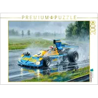 CALVENDO Puzzle Die Italienerin Lella Lombardi im March-Ford ist eine der sehr wenigen Frauen in der Formel 1. | 2000 Teile Lege-Größe 90 × 67 cm Foto-Puzzle für glückliche Stunden