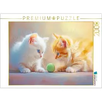 CALVENDO Puzzle – Kätzchen | 2000 Teile, fertige Größe: 90 x 67 cm | Fotopuzzle für entspannte Stunden