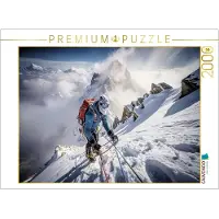 CALVENDO Puzzle: Der Gipfel der eigenen Grenzen – Wo Mut die Höhe bestimmt. | 2000 Teile, fertige Größe: 90 x 67 cm | Fotopuzzle für entspannte Stunden