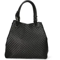 Gave Lux Araminta Shopper aus gewebtem Wildleder Verstellbare Griffe und Schulterriemen Taupe Mediun UNICA 32x29x17 cm