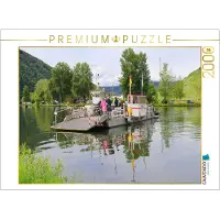 CALVENDO Puzzle Beilstein, "St. Josef" – Autofähre über die Mosel | 2000 Teile, fertige Größe: 90 x 67 cm | Fotopuzzle für entspannte Stunden