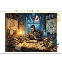 CALVENDO Puzzle Van Helsing entdeckt die Wahrheit | 2000 Teile, fertige Größe: 90 x 67 cm | Fotopuzzle für stundenlangen Spaß