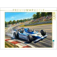 CALVENDO Puzzle Ab dem achten Rennen ersetzte Ickx 1979 in der Formel 1 den beim Drachenfliegen verunfallten Patrick Depailler. | 2000 Teile Lege-Größe 90 × 67 cm Foto-Puzzle für glückliche Stunden