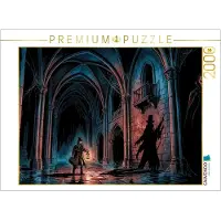 CALVENDO Puzzle "Ein Gast im Schloss der Dunkelheit" | 2000 Teile, fertige Größe: 90 x 67 cm | Fotopuzzle für entspannte Stunden