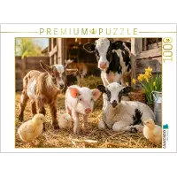 CALVENDO Puzzle Jungtiere | 1000 Teile Lege-Größe 64 × 48 cm Foto-Puzzle für glückliche Stunden