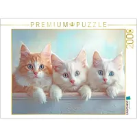 CALVENDO Puzzle – Kätzchen | 2000 Teile, zusammengefügte Größe: 90 x 67 cm | Fotopuzzle für stundenlangen Spaß