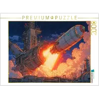 CALVENDO Puzzle Szene aus "Von der Erde zum Mond" von Jules Verne | 2000 Teile Lege-Größe 90 × 67 cm Foto-Puzzle für glückliche Stunden