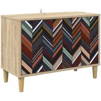Syfax TV-Schrank OMMEN 69 x 33 x 50 cm Sonoma Holzwerkstoff
