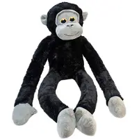 PMS Gorilla Stofftier mit Klett Gliedmaßen - ca. 80 cm