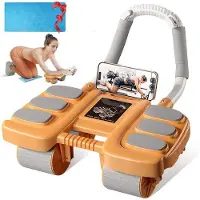 OEM Bauchtrainingsgerät - Core-Roller - Vollkörper-Training - Vier-Rad-Design - 42 x 36 x 29 cm
