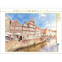 CALVENDO Puzzle Stade | 2000 Teile Lege-Größe 90 × 67 cm Foto-Puzzle für glückliche Stunden