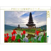 CALVENDO Puzzle Pura Ulun Danu Bratan | 1000 Teile Lege-Größe 64 × 48 cm Foto-Puzzle für glückliche Stunden