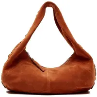 Núnoo 81939337NB SMALL ALMA SCALLOP SUEDE Brown