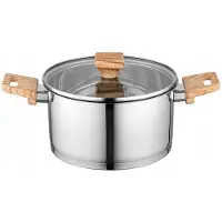 Florina Topfaufsatz aus Edelstahl, 20 cm, 3,3 l, z. B. Z/P