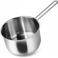 Artemis Stahlpfanne, Topf mit langem Griff zum Kochen, 20 cm, 3,6 Liter