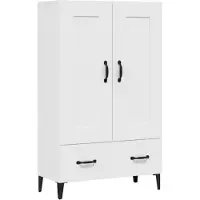 vidaXL Highboard Weiß 70x31x115 cm Holzwerkstoff