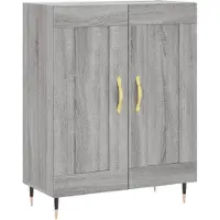vidaXL Sideboard Grau Sonoma 69,5x34x90 cm Holzwerkstoff