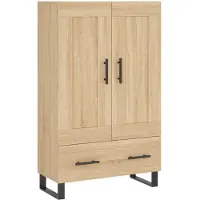 vidaXL Highboard Sonoma-Eiche 69,5x31x115 cm Holzwerkstoff