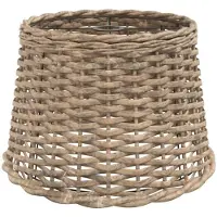 vidaXL Lampenschirm Braun Ø40x26 cm Korbweide