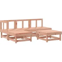 vidaXL 5-tlg. Garten-Lounge-Set Massivholz Douglasie