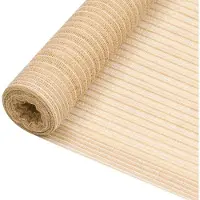 vidaXL Zaunblende Beige 1x10 m HDPE 195 g/m²