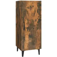 vidaXL Sideboard Räuchereiche 34,5x34x90 cm Holzwerkstoff