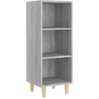 vidaXL Sideboard Grau Sonoma 34,5x32,5x90 cm Holzwerkstoff