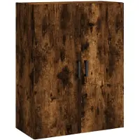 vidaXL Wandschrank Räuchereiche 69,5x34x90 cm